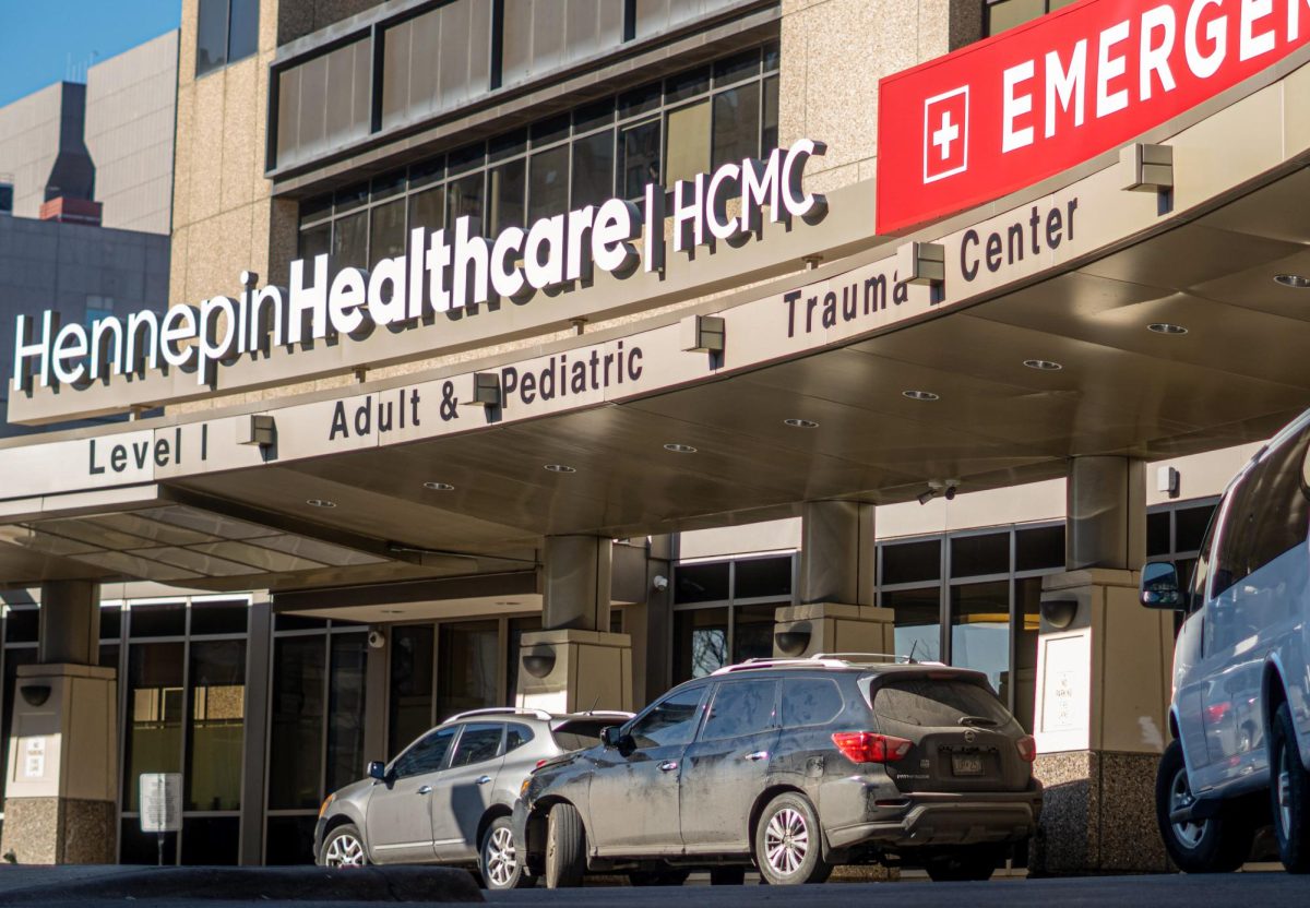 Hennipen Healthcare, a Level 1 trauma center located in downtown Minneapolis, Mar. 4 2026. 