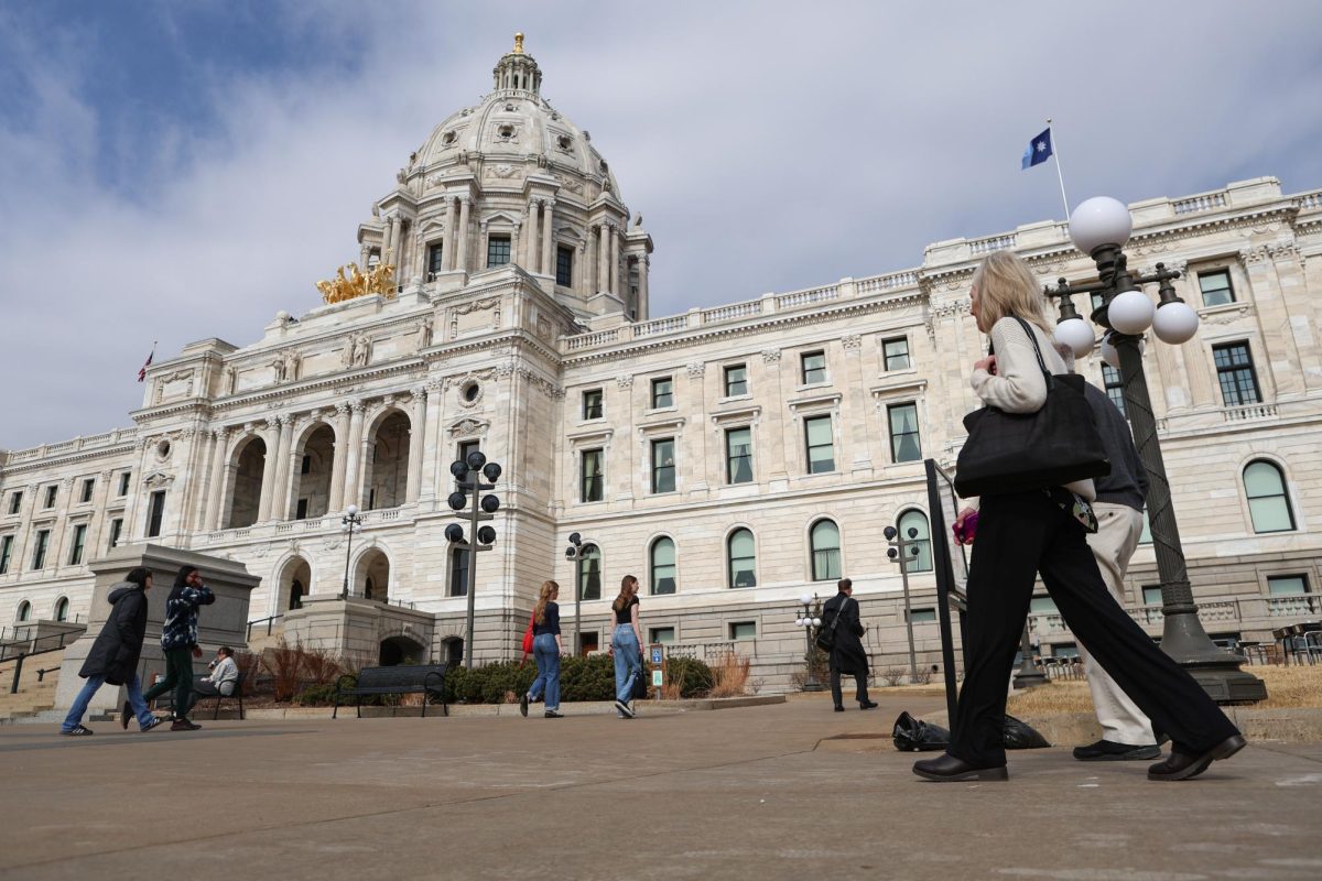 At the Minnesota State Capitol in St. Paul, lawmakers are holding hearings and considering bills that would allow residents to sue federal agents for constitutional violations.
