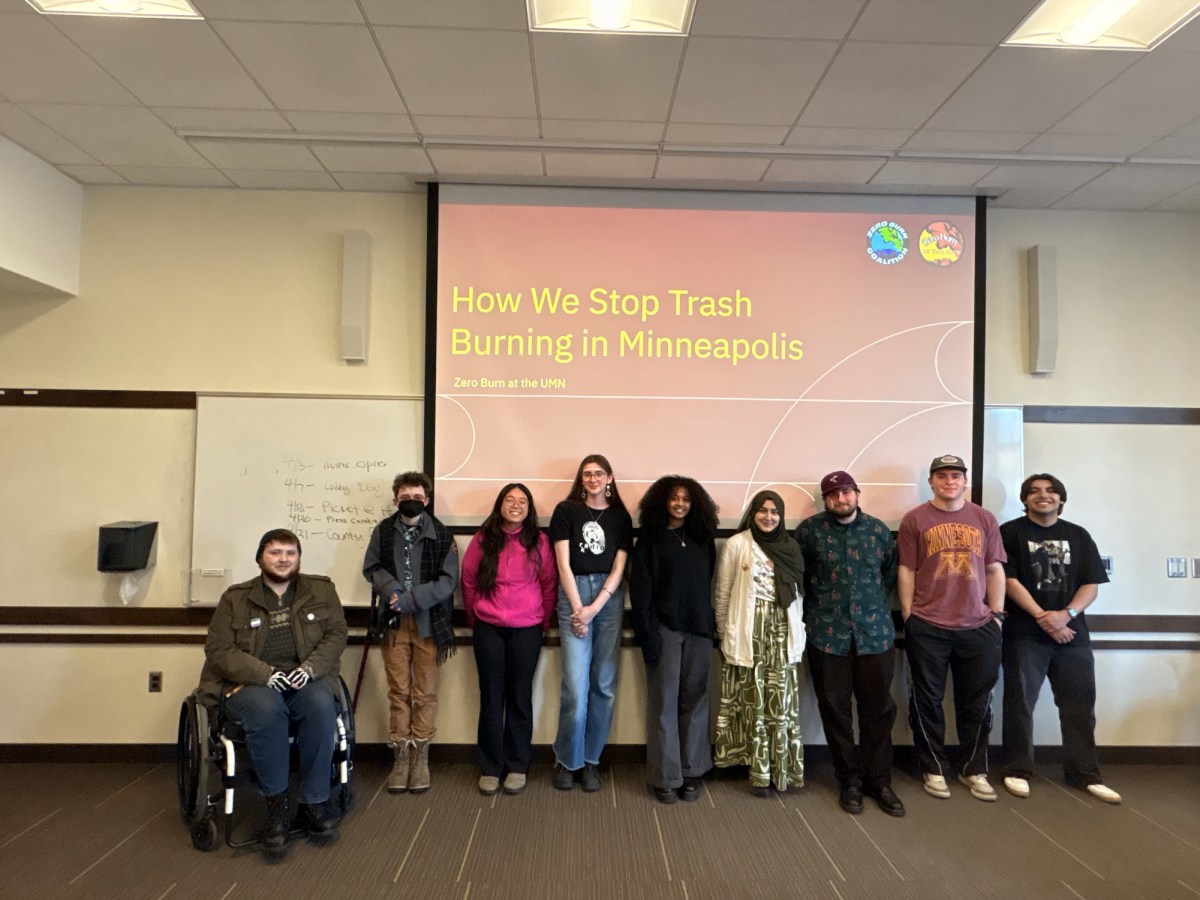 The organization, created in early March is a branch of the Zero Burn Coalition and they’re fighting to shut down trash incinerators and the Hennepin Energy Recovery Center. | Photo courtesy of UMN Zero Burn Coalition