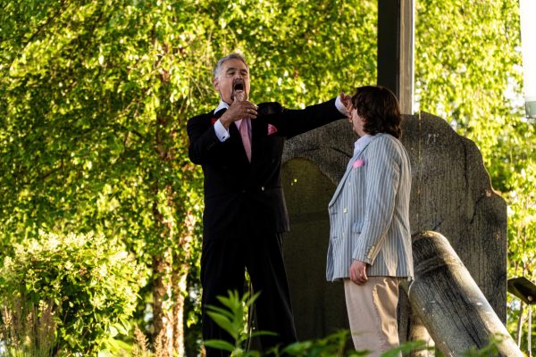 Shakespeare in the Park is a free play reenacting experience on tour around different suburbs of the Twin Cities. In Anoka, Minn. on June 25, 2026.
