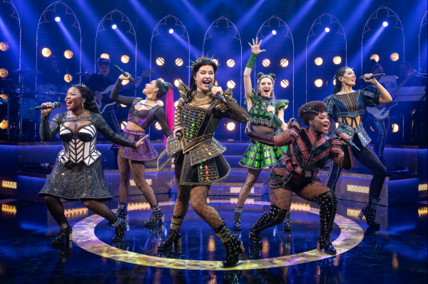 The cast of "Six" performing at The Ordway Theater in St. Paul, Minn., Wednesday, June 17, 2026.