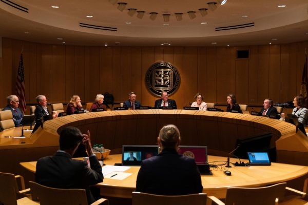 The University of Minnesota Board of Regents discusses proposed budgets at the McNamara Alumni Center in Minneapolis, Minn., Friday, June 26, 2026.