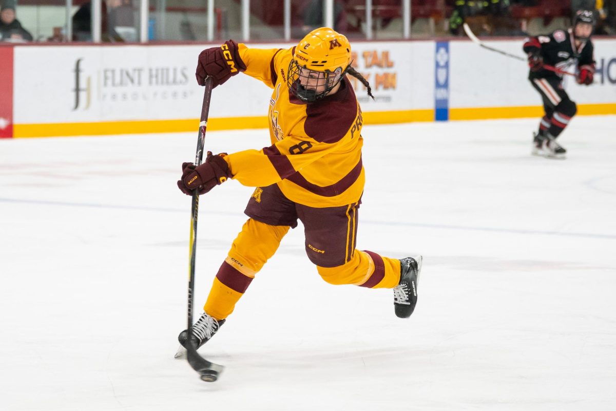 Gopher defender Chloe Primerano was one of three women's hockey players to particapate in the development camp. | Photo courtesy of Brady Paitrick/The University of Minnesota